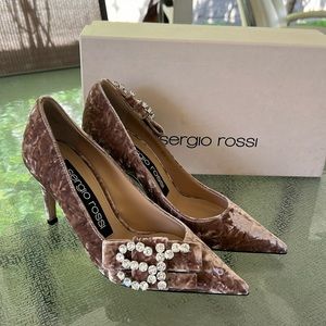 Sergio Rossi Velvet Pumps